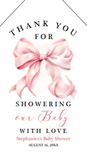 EDT-GT-RCT-BOWD2_Coquette pink ribbon Gift Tags design preview