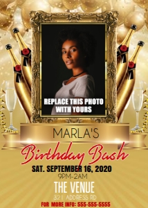 Birthday 7 4x6: Golden Birthday