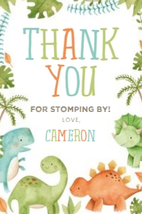 Dinosaur Party Favor Tag - www.printerfairy.com: Dinosaur Party Favor Tag - www.printerfairy.com