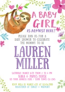 Sloth_Baby Shower-001 design preview
