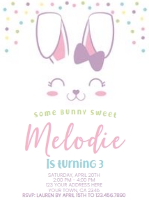 Bunny Birthday Party Invitation - www.printerfairy.com: Bunny_Invitation001