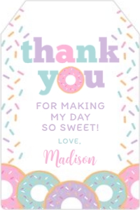 Donut Favor Tag - www.printerfairy.com: Donut_Favor tag 001