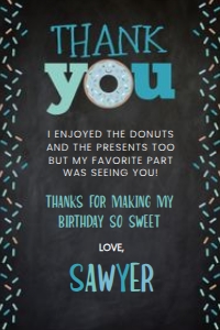 Donut Party Thank You Card - www.printerfairy.com: Donut_Thank You Card 004