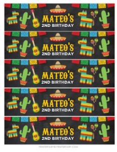 Fiesta_Water Bottle Labels_002 design preview