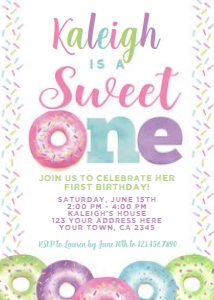 Donut-Watercolor-ONE design preview