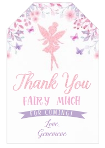 Fairies Favor Tags (pink) - www.printerfairy.com: Fairies Favor Tags (pink) - www.printerfairy.com