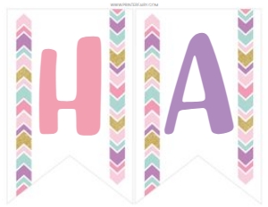 Dreamcatcher Birthday Banner - www.printerfairy.com design preview
