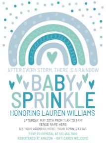 Rainbow Baby Sprinkle (Blue Pastels) - www.printerfairy.com design preview
