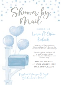 Baby Shower by Mail (Blue) - www.printerfairy.com design preview