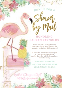 Flamingle Shower by Mail - www.printerfairy.com design preview