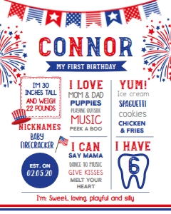 4th of July Board - www.printerfairy.com: 4th of July Board - www.printerfairy.com