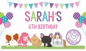 Puppies Box Carrier Labels - www.printerfairy.com design preview