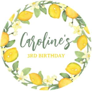 Lemonade Sunshine Toppers - www.printerfairy.com design preview