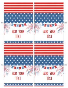 Mr & Ms Independent Food Tents - www.printerfairy.com design preview