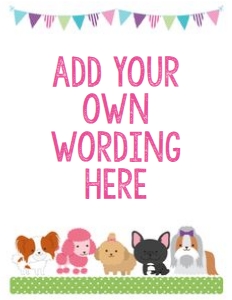 Puppies Sign - www.printerfairy.com: Puppies Sign - www.printerfairy.com