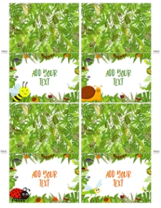 Bugs Food Tents - www.printerfairy.com design preview
