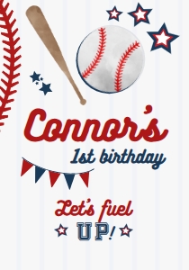Baseball Drink Pouch Label (red-blue) - www.printerfairy.com design preview