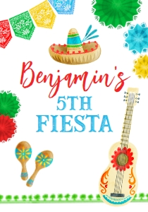 Fiesta Juice Pouch Label (Red & White) - www.printerfairy.com design preview