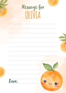 Orange Time Capsule (Orange) - www.printerfairy.com design preview