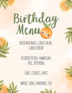 Orange Menu (Orange) - www.printerfairy.com design preview