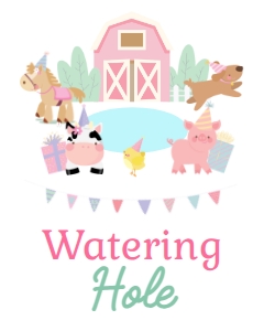 Farm Activities Pack - Watering Hole 6x20 (white, pink) - www.printerfairy.com: Farm Activities Pack Sign1 8.5x11 (white, pink) - www.printerfairy.com