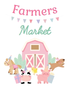 Farm Activities Pack Sign2 8.5x11 (white, pink) - www.printerfairy.com: Farm Activities Pack Sign1 8.5x11 (white, pink) - www.printerfairy.com