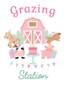 Farm Activities Pack Sign3 8.5x11 (white, pink) - www.printerfairy.com: Farm Activities Pack Sign1 8.5x11 (white, pink) - www.printerfairy.com