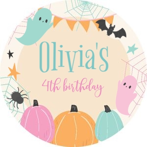 Halloween Ghoulish Gala Palooza Topper (pink, orange, mint) - www.printerfairy.com: Halloween Ghoulish Gala Palooza Topper (pink, orange, mint) - www.printerfairy.com