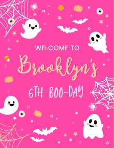 Hey Boo Welcome Sign - www.printerfairy.com | Corjl