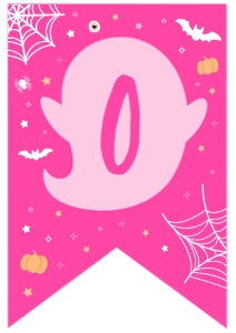 Hey Boo One Banner - www.printerfairy.com design preview