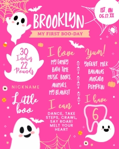 Hey Boo Board (16x20) - www.printerfairy.com: Hey Boo Board - www.printerfairy.com