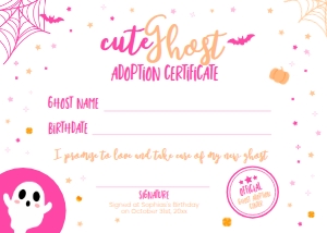 Hey Boo Adoption Set - www.printerfairy.com design preview