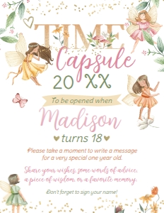Fairies Time Capsule - www.printerfairy.com design preview
