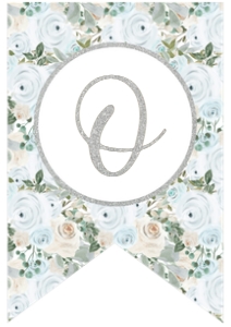Little Pumpkin Floral One Banner - www.printerfairy.com design preview