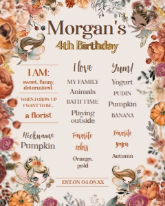 Pumpkin Fairies Board - www.printerfairy.com design preview