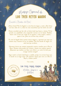 Reyes Magos Mensaje Especial - www.printerfairy.com design preview