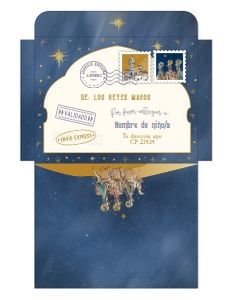 Sobre de Carta Para Reyes Magos En español - www.printerfairy.com design preview