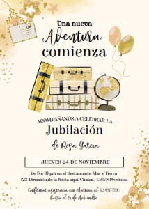 Adventure Begins Jubilacion (gold&black) - www.printerfairy.com design preview