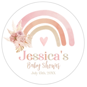 Rainbow Boho Topper - www.printerfairy.com design preview