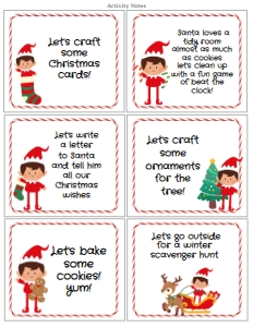 Christmas Elf_ Activities- www.printerfairy.com design preview