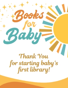 Here Comes The Sun Baby Shower Books for Baby (yellow) - www.printerfairy.com design preview