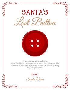 Official Letter to Santa 8.5x11 (button game) (red) - www.printerfairy.com design preview