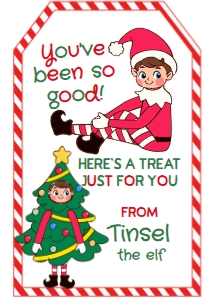 Christmas Elf Favor Tag_2 - www.printerfairy.com design preview