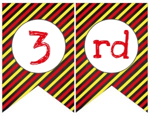 Firetruck Birthday Banner AGE (black) - www.printerfairy.com: Firetruck Birthday Banner (black) - www.printerfairy.com