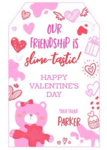Valentines Day Favor Tag (slime) - www.printerfairy.com design preview