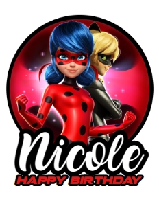 Miraculous Cake Topper 104: Miraculous Cake Topper 104