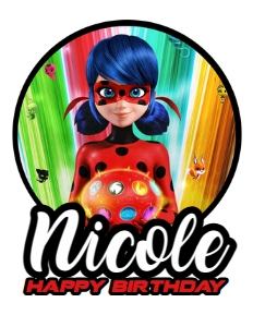Miraculous Cake Topper 105: Miraculous Cake Topper 105