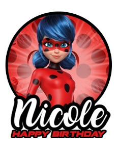 MIraculous Cake Topper 106: MIraculous Cake Topper 106