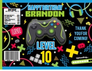Gamer Chip Bag Blue 1: Gamer Chip Bag Blue 1