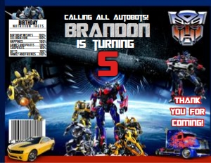 Transformers Chip Bag 1: Transformers Chip Bag 1
